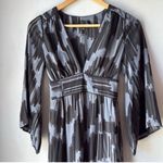 Anthropologie Corey Lynn Calter Silk  Geometric Kimono Maxi Dress Photo 0