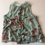 Coco + Jaimeson Lace floral airy tank top Photo 3