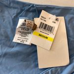 Becca  by Rebecca Virtue Milani Hipster Swim Bikini Bottom Pleated Blue M Photo 4