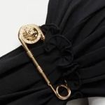 Versace NWT  heart print safety pin dress Photo 3