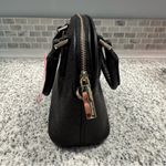 Kate Spade  Black Glitter Sylvia Dome Mini Satchel Photo 5