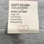 Calia by Carrie Calia Women's Soft Scuba Wide Leg Pant in Light Heather Grey size XL NWT Photo 4