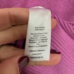 Talbots  Girlfriend Cardigan Button Up Dark Pink V Neck Sweater Size Small Photo 6