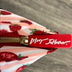 Betsey Johnson 🌸  Strawberry 🍓 & Pink Striped Insulated Lunch Bag Photo 4
