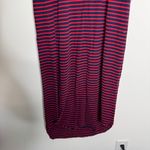 Frank & Eileen  Striped Harper Midi Dress L Red Blue Photo 5