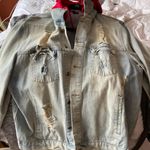 Waisted NEVER WORN jean Jacked With Removable Hood  Photo 0