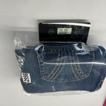 Seven7 Boot Cut Jeans Womens 12 Blue Denim Cotton Stretch Mid Rise Embellish Photo 14