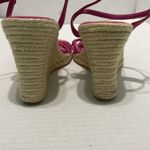 Banana Republic Summer pink Suede Strappy Espadrilles Wedges in size 8. Photo 6