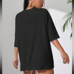 SheIn EZwear Audiotape And Letter Graphic Drop Shoulder Oversized Tee Graphic Women Photo 1