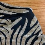 Vintage 1980s Black Beaded Silk Long Maxi Evening Gown Womens Medium Photo 4