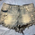 Source Unknown  Light Blue Frayed Jean Shorts Photo 11