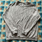 Athleta Long Sleeve Shirt Womens Sz Medium Gray Heathered Rayon Blend Sweater Photo 0