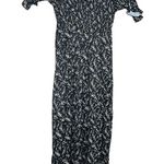 Baltic Born  Lotta Black Floral Smocked Dress XS Photo 4