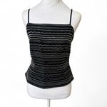 Ann Taylor VINTAGE 90'S 100% SILK ANN TAYLOR PETITES STRIPED CAMI TANK BLOUSE 8 MEDIUM Photo 2