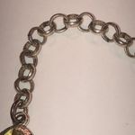 Elegant Silver Tone Shimmer Stone Boho Statement Necklace Photo 4