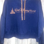 Parks Walt Disney World Semi-Crop Pullover Hoodie 50th XL Photo 0