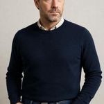 None Italian Genuine Calfskin Leather Belt - Size Small (30) Photo 0