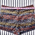 Free People  Linen Blend Tribal Aztec Print Shorts Size 6 Photo 4