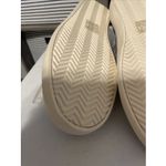 White Raven Shoes Womens 10 Casual Sneakers Leopard Glitter Silver Faux Leather Photo 9