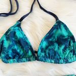 Yandy Two Piece Blue Tie Dye Bikini Set Adjustable Small/Medium NEW WITH TAGS Photo 6