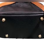 Divina Firenze black Pebbled Leather Convertible Top Handle Backpack Crossbody Photo 7