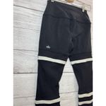 Alo Yoga   Legit  Legging BLACK & White Stripes  SMALL Photo 6