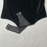 A3 Design Bodysuit Juniors Womens L Black Velvet Long Sleeve Angel Sequin Wings Size undefined Photo 3