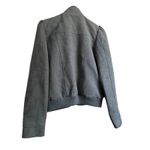 Decree  Women's Gray‎ Puffer Collar Bomber Jacket Size L/G Photo 6