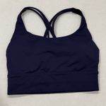 Lululemon  Align Bra Navy Blue Crisscross Straps Medium Support Women's Size 4 Photo 1