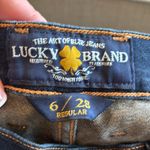 Lucky Brand Sofia Straight Dark Wash Jeans, Size 6/28 Photo 5