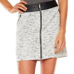 Rock & Republic  "Street Edge" Skirt~Size M Black Faux Leather Waist, ~Speckled Photo 0