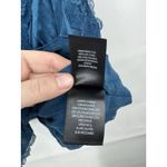 Shyanne  Lace Trim Satin Babydoll Cami Top Women M Blue Y2K Inspired Festival Photo 4