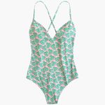 J.Crew Playa Key West Printed X-Back One-Piece Photo 2