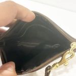 Coach F50142 Khaki/Brown Peyton Signature Small Wristlet Photo 2