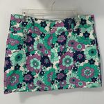 The Ragged Priest Ragged Jeans Retro Floral Denim Mini Skirt Photo 2