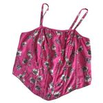 Torrid  Challis Floral Print Gin Fizz Pink Corset Crop Top Women’s Plus Size 12 Photo 0