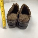 Born concept Born BOC Brown Suede Slip on Mule Clogs With Faux Fur Lining Size 7 Photo 5