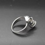 Skull and Snake Ring Silver Photo 4