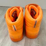 FILA Women's F-14 Knockout Orange Leather Cushioned High Top Tie Sneakers NEW 6 Photo 5