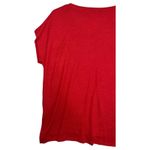Orvis Knit Top Womens Medium Red V Neck Relaxed Fit Short Sleeve Classic Casual Photo 11
