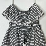 Doe & Rae NWT  Strapless Striped Romper Small Photo 2