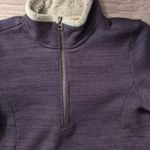Kuhl  Womens Alska Half Zip Fleece Pullover Dark Gray Sherpa Sz. Small Photo 2