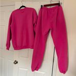 The Mayfair Group Pink Empathy Sweatshirt and Sweatpants Set Size S/M Photo 5
