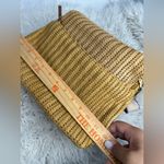 Eric Javits Straw Woven Tan Flap Crossbody Bag Photo 8