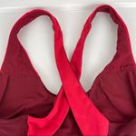 Victoria's Secret Victoria Sport Maroon Red Strappy Sports Bra Sz Small Criss Cross Back Photo 6