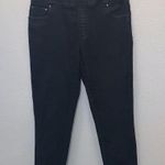 Blair  Women's Casual Comfortable Pants Size 16PT Stretch Black Elastic Waist Photo 0