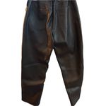 Elan  Ruffle‎ Banded Waist Pant Mocha Size Medium Photo 2