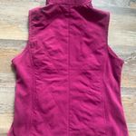 Columbia  Vest Womens Small Polyester Fleece Quilted Mock Neck Nylon Lined Photo 3