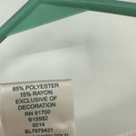 Blair  size XL white v neck dress large eyelet‎ detail at cuffs and lower hem Photo 7