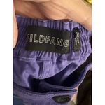 Wildfang Purple Mini Skirt Womens Medium Knit Pockets Casual Button Staple Hip Photo 4